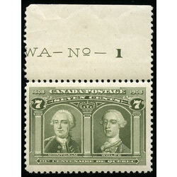 canada stamp 100 montcalm wolfe 7 1908 m vfnh 015