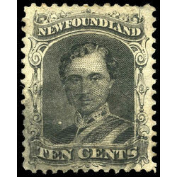 newfoundland stamp 27a prince albert 10 1866 u vf 006