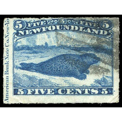 newfoundland stamp 40 harp seal 5 1876 u f 015
