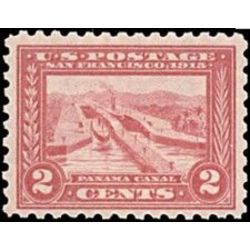 us stamp postage issues 402 panama canal 2 1914