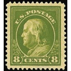 us stamp postage issues 414 franklin 8 1912