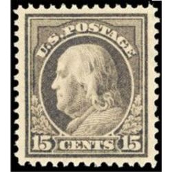 us stamp postage issues 418 franklin 15 1912
