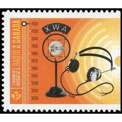 canada stamp 3244 microphone and head set 2020