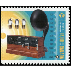 canada stamp 3245 vintage radio 2020