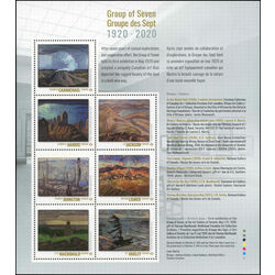 canada stamp 3242 group of seven 6 44 2020