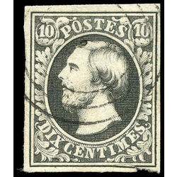 luxembourg stamp 1 grand duke william iii 10 1852 u 001