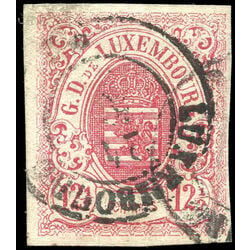 luxembourg stamp 8 coat of arms 12 1859