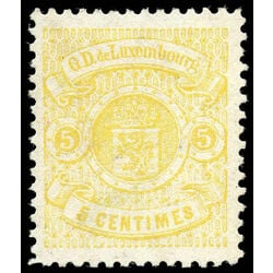 luxembourg stamp 42 coat of arms 5 1881