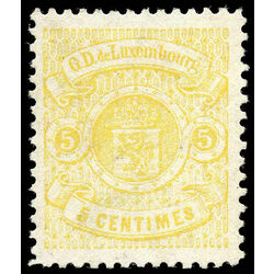 luxembourg stamp 42 coat of arms 5 1881 m ng 001