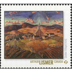 canada stamp 3242e quebec village arthur lismer 2020