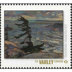 canada stamp 3242g stormy weather georgian bay f h varley 2020