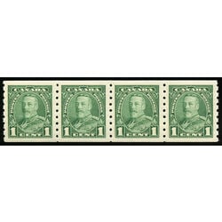 canada stamp 228 strip king george v 1935