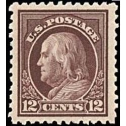 us stamp postage issues 512 franklin 12 1917