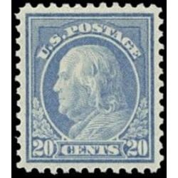 us stamp postage issues 515 franklin 20 1917