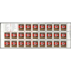 canada stamp bk booklets bk154b flag over field 1994