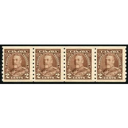 canada stamp 229 strip king george v 1935