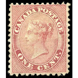 canada stamp 14b queen victoria 1 1859 m vf 005