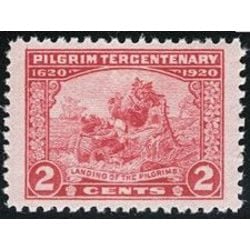 us stamp postage issues 549 landing of pilgrims 2 1920