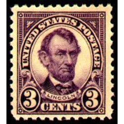 us stamp postage issues 555 lincoln 3 1922