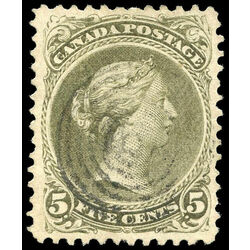 canada stamp 26iv queen victoria 5 1875 u vf 007