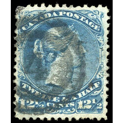 canada stamp 28ii queen victoria 12 1868 u vf 003