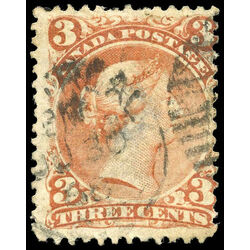 canada stamp 33 queen victoria 3 1868 u f 014