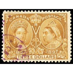 canada stamp 63 queen victoria diamond jubilee 3 1897 U VF 029