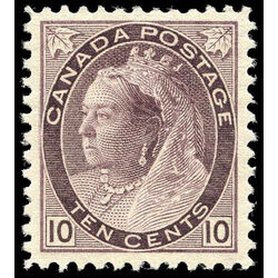 canada stamp 83 queen victoria 10 1898 m vfnh 011