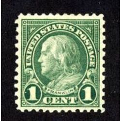 us stamp postage issues 578 franklin 1 1923