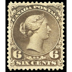 canada stamp 27 queen victoria 6 1868 m vf 015