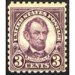 us stamp postage issues 584 lincoln 3 1923