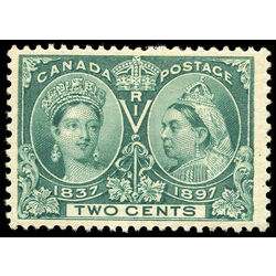 canada stamp 52 queen victoria diamond jubilee 2 1897 M VF 004