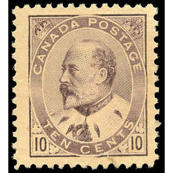 canada stamp 93 edward vii 10 1903 m vfnh 010