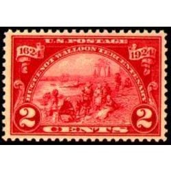 us stamp postage issues 615 landing at fort orange 2 1924