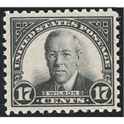 us stamp postage issues 623 woodrow wilson 17 1925
