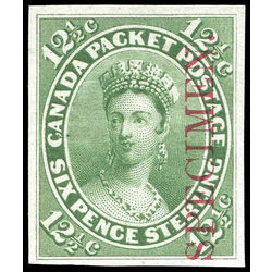 canada stamp 18pi queen victoria 12 1859