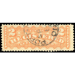 canada stamp f registration f1iii registered stamp 2 1875 u vf 002