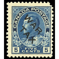 canada stamp mr war tax mr2b war tax 5 1915 m fnh 009