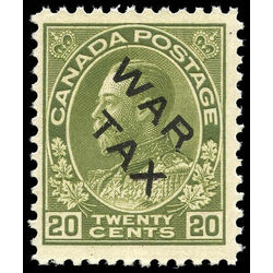 canada stamp mr war tax mr2c war tax 20 1915 m vfnh 011