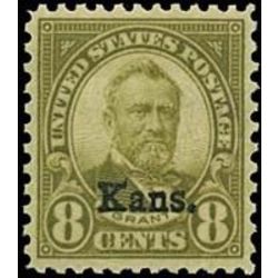 us stamp postage issues 666 grant kansas 8 1929