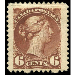 canada stamp 43a queen victoria 6 1890 M VF 006
