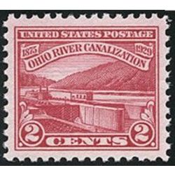 us stamp postage issues 681 ecluse no 5 riviere monongahela 2 1929
