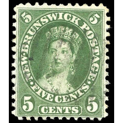 new brunswick stamp 8b queen victoria 5 1860