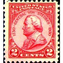 us stamp postage issues 689 general von steuben 2 1930