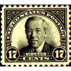 us stamp postage issues 697 woodrow wilson 17 1931