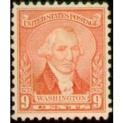 us stamp postage issues 714 washington 9 1932