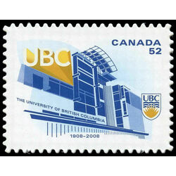 canada stamp 2264 university of british columbia 52 2008