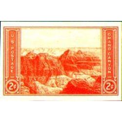 us stamp postage issues 757 grand canyon no gum 2 1935