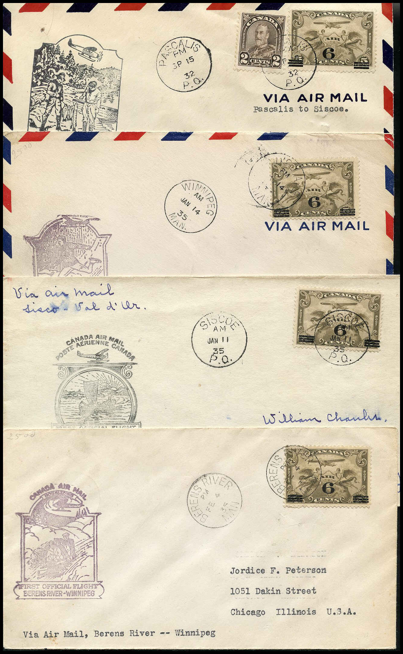 Buy Canada First Flight Covers of 1929-1935 | Arpin Philately
