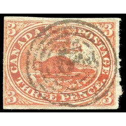 canada stamp 4iv beaver 3d 1852 u vf 008